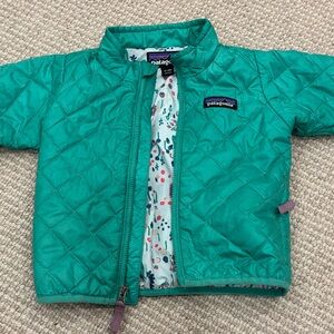 Patagonia Jewel tone Green Nano Puff Jacket - Baby